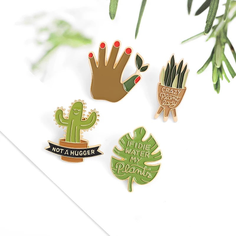 Enamel Pin  Crazy Plant Lady – That Hipster Place