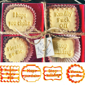 Cookie Cutter Set | Insulting Cookie Cutters