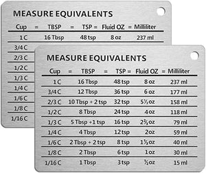 Measure Equivalents Kitchen Magnet