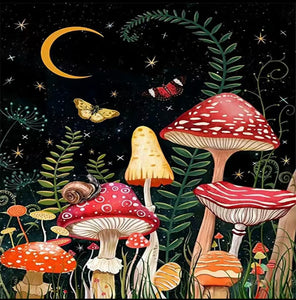 Diamond Painting | Mystical Mushrooms
