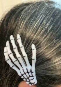 Hair Clip | Skeleton Hands