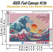 Load image into Gallery viewer, Diamond Painting | Japanese Wave Scene
