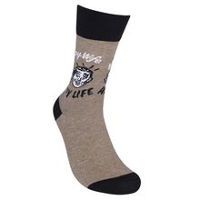 Load image into Gallery viewer, Happy Wife Happy Life | Funny Gift Socks
