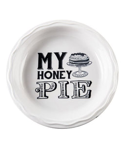 My Honey Pie Pie Plate