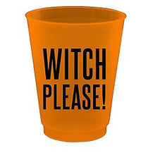Load image into Gallery viewer, Party Cups “Witch Please!” - Witch Party Cup Set - Halloween Party Favors
