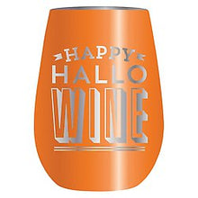 Load image into Gallery viewer, Wine Glass - Happy Halloween
