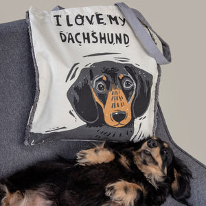 Tote | I Love My Dauchund | Bag
