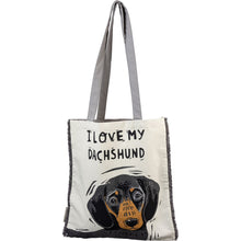 Load image into Gallery viewer, Tote | I Love My Dauchund | Bag
