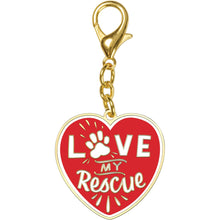 Load image into Gallery viewer, Love My Rescue Keychain
