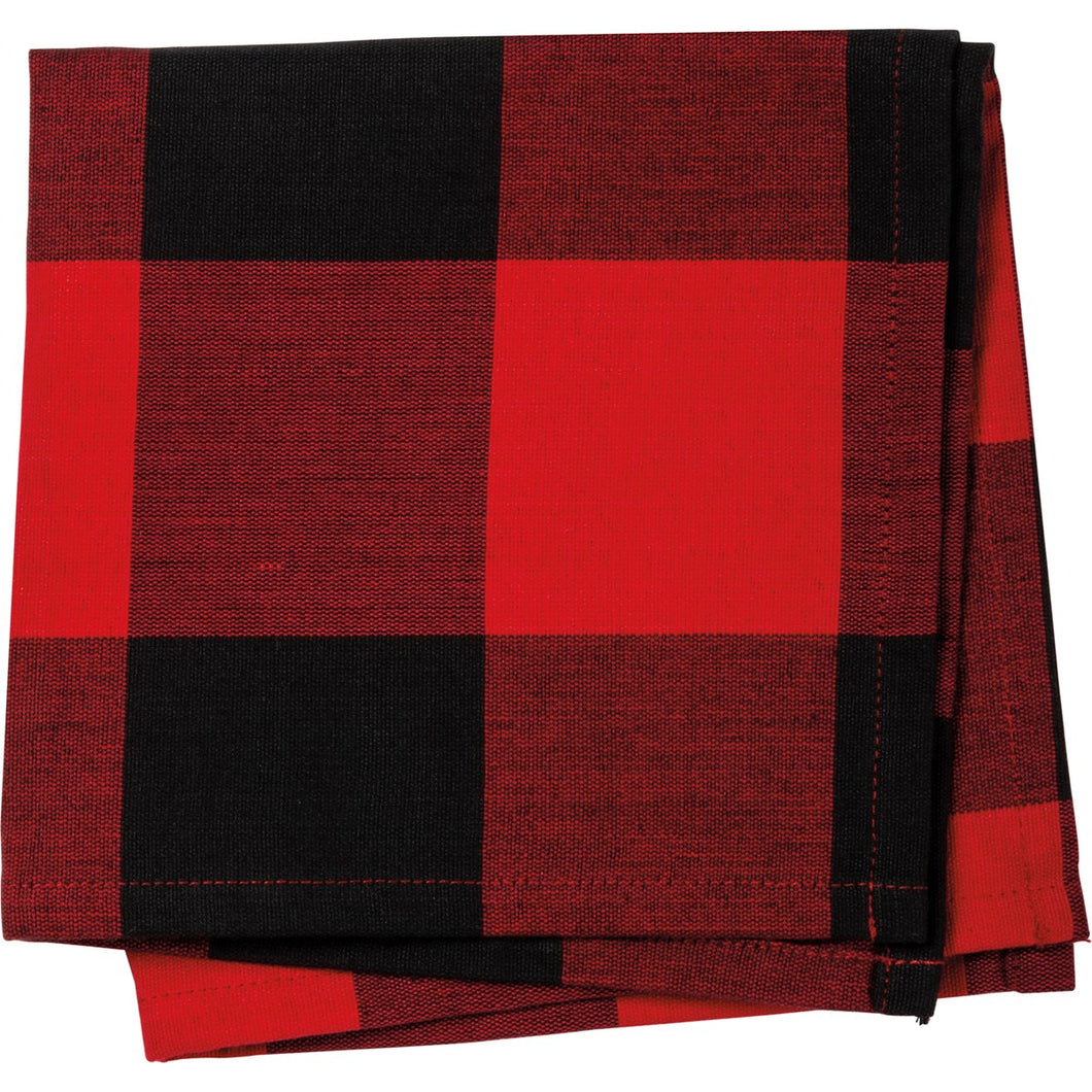 Red Buffalo Plaid Cloth Napkin