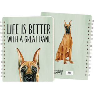 Notebook | Life is Better With Dogs | Spiral