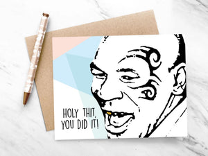 Greeting Card - Holy Thit You Did It