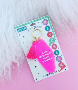 Keychain | I Think Carbs Might Be My Soulmate Keychain