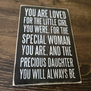 Postcard | Daughter Tribute | Wooden Postcard