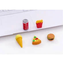 Load image into Gallery viewer, Kawaii Eraser | Funny Creative | 5 Piece Fast Food Set
