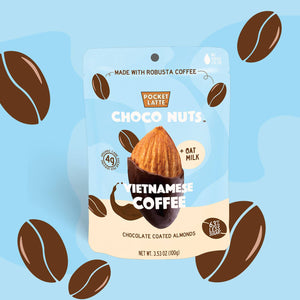 Pocket Latte | Vietnamese Coffee Choco Nuts | 3.53 oz Standing Pouch