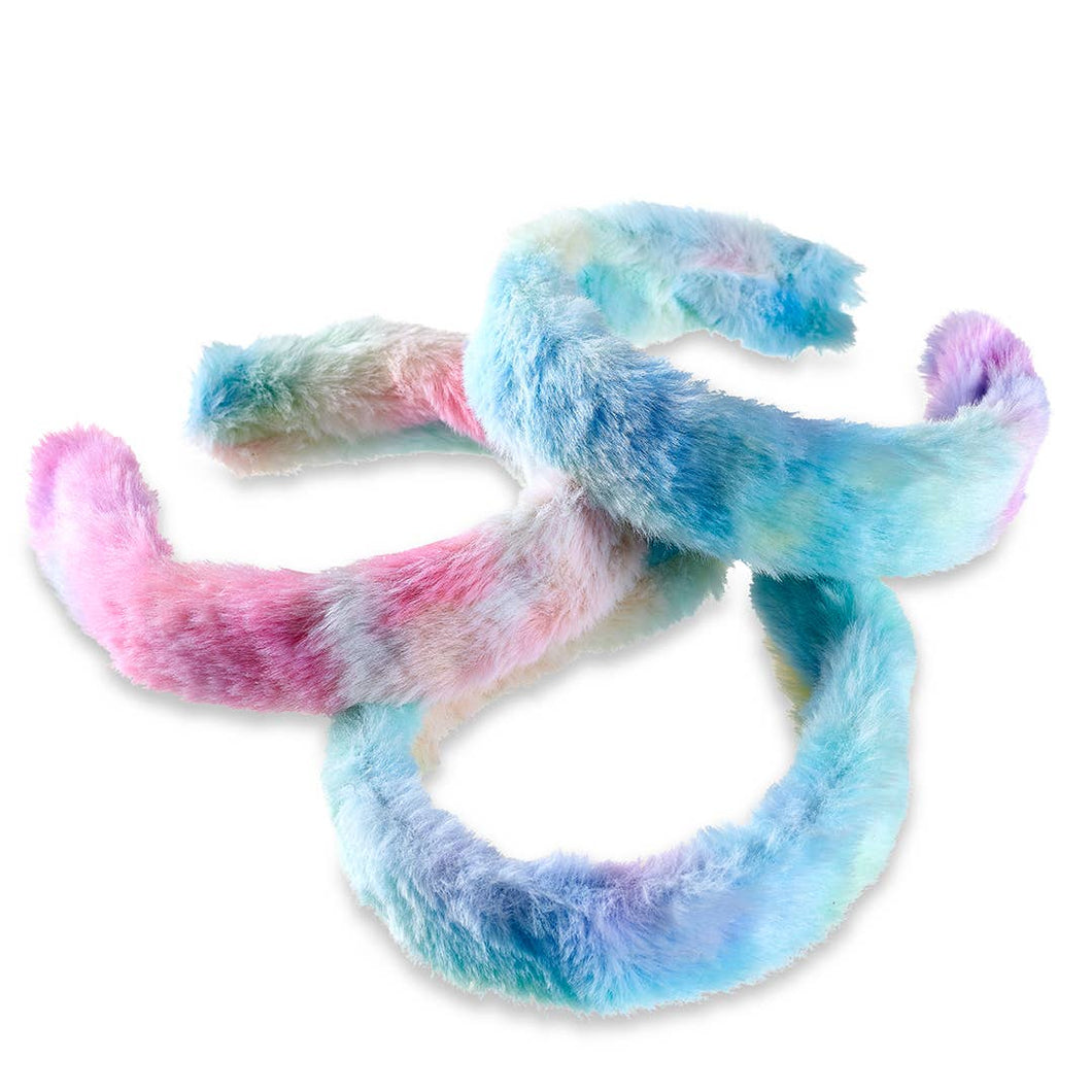 Tie-Dye Furry Headbands