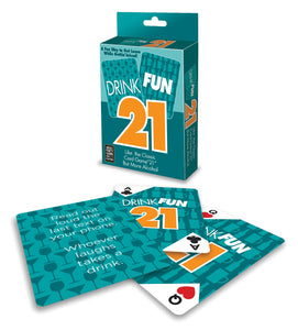 Card Game | Drink Fun 21| Blackjack Style Drinking Card Game for Adults