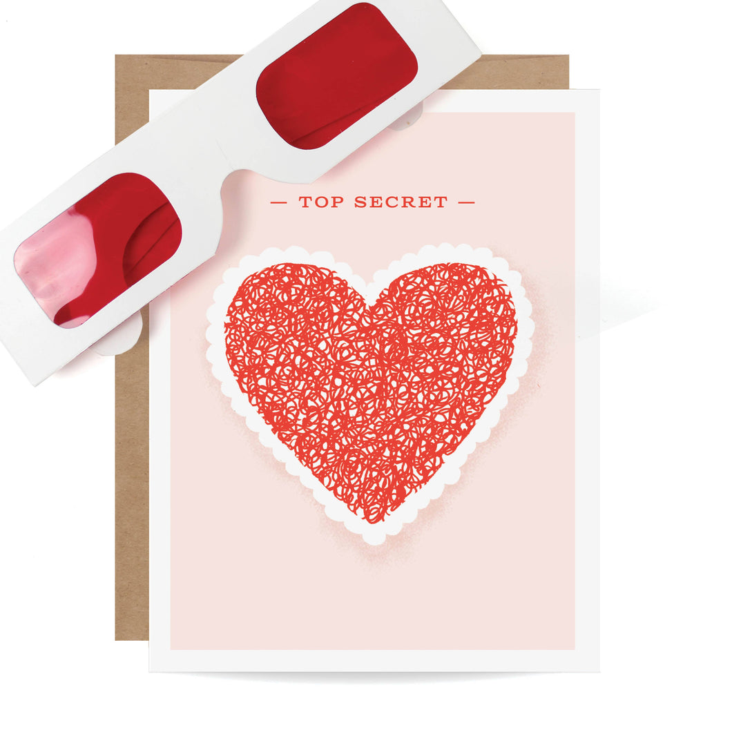 Heart Decoder Card | Greeting Card
