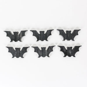 Ledgie Wood Shape Bats, Scrabble Tile Bat Decor, Custom Wood Decor Scrabble Tile Halloween Bats