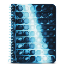 Load image into Gallery viewer, Notebook | Pop-it | Blue Tie Dye
