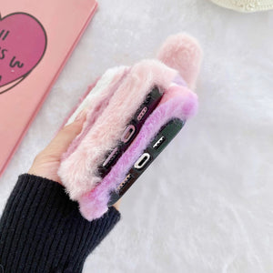 Fuzzy Phone Case | Pink | iPhone 12