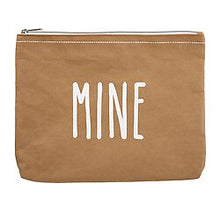 Load image into Gallery viewer, Large Zipper Pouch - Washable paper - MINE
