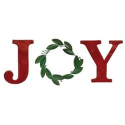 Joy Wall Hanger and Wreath