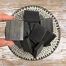 Load image into Gallery viewer, Ledgie Blank Black Letter Tile| Black Blank Scrabble Tile | Custom Wood Letter Board Tiles
