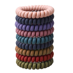 Spiral Hair Ties - Assorted Colors