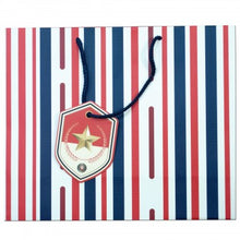 Load image into Gallery viewer, Striped Gift Bag with Star Tag - Large

