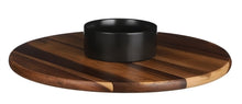 Load image into Gallery viewer, Lazy Susan Acacia Wood Party Server and bowl
