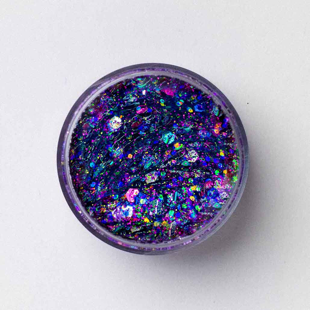 Galexie Glister - Body and Hair Glitter - Mermaid Scales Purple