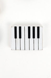 Ledgie Music Instruments Shaped Wood Decor Tile | Musical Decor Scrabble Tile | Custom Wood Letter Board Tiles