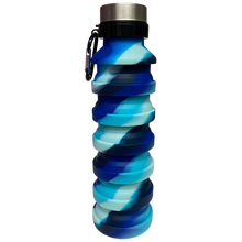 Load image into Gallery viewer, Water Bottle | Collapsible | Ocean Waves
