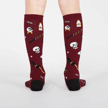 Load image into Gallery viewer, Spells Trouble | Funny Gift Socks
