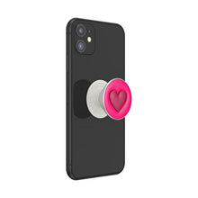 Load image into Gallery viewer, PopSocket | Stitched Heart | Polyester PopGrip
