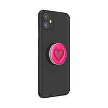 Load image into Gallery viewer, PopSocket | Stitched Heart | Polyester PopGrip
