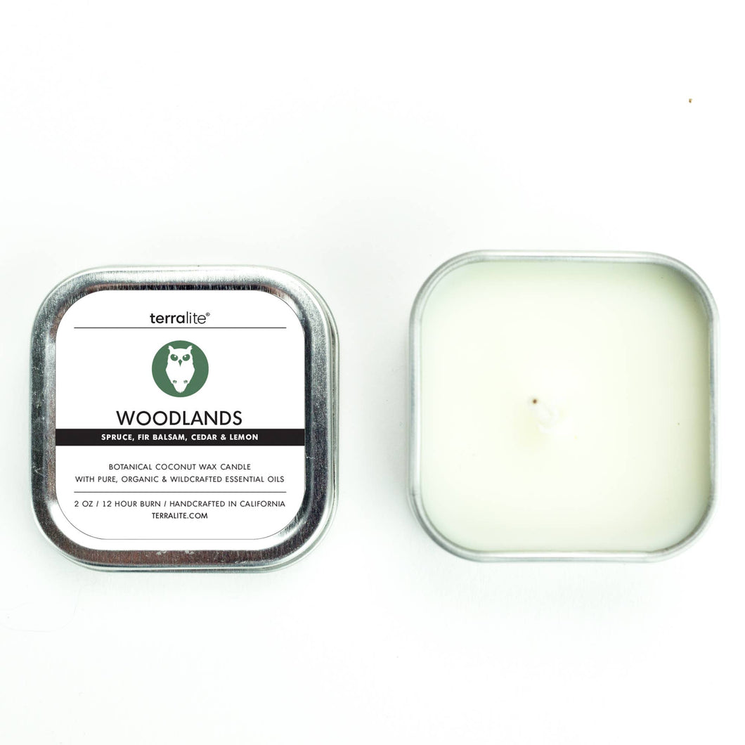 Woodland - Essential Oil Candle Mini Tin