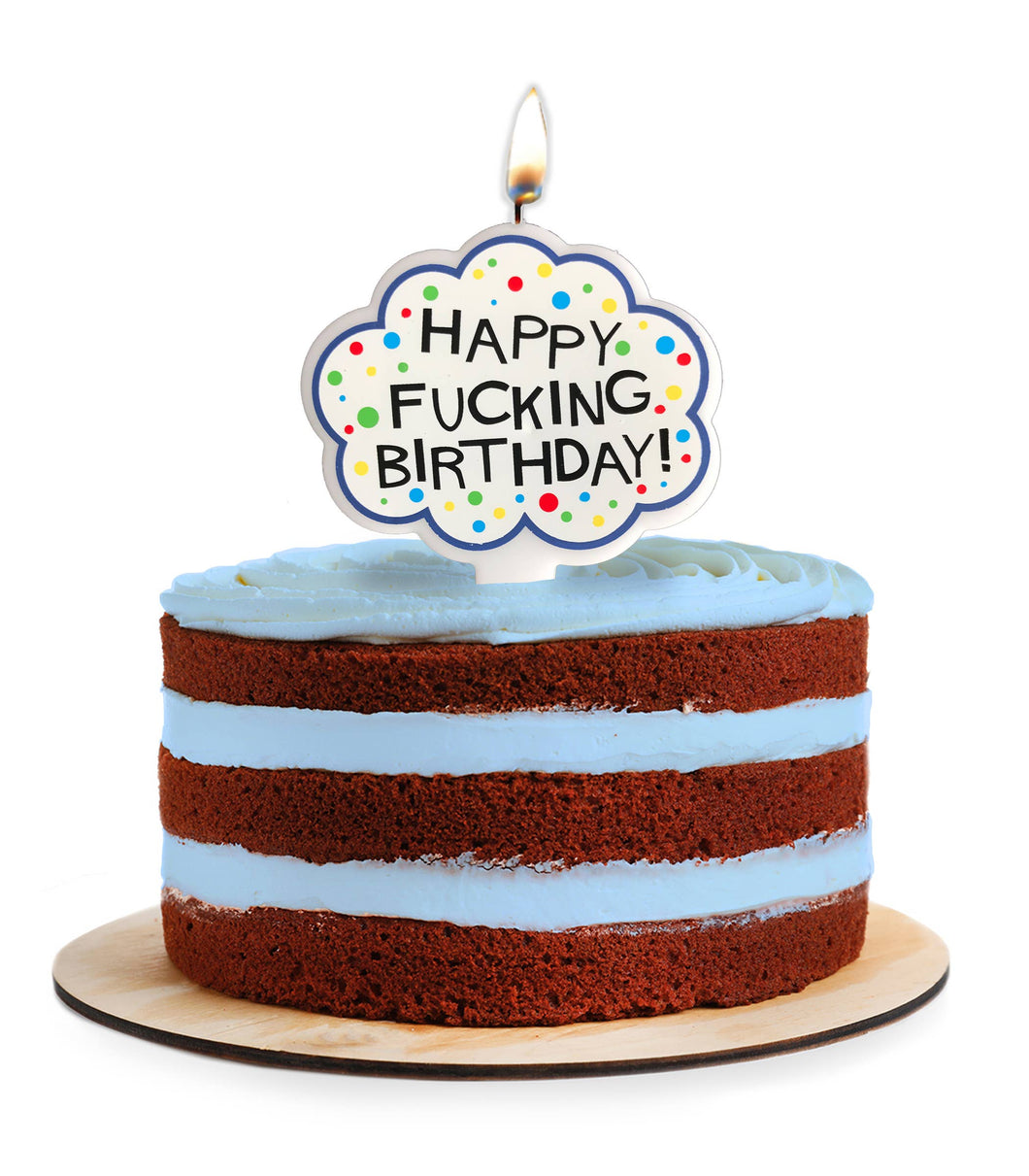 Birthday Candles | Happy Fucking Birthday | X-Rated Birthday Candle