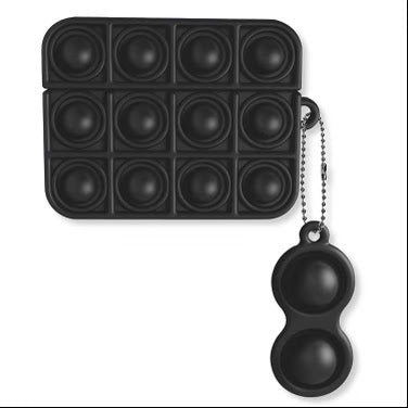 Pop-it Airpod Case | Black | Series Pro