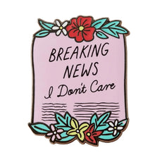 Load image into Gallery viewer, Enamel Pin | Breaking News
