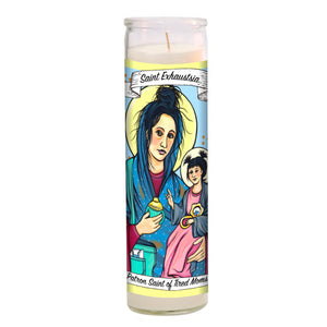 Candle | Saint Exhaustia | Traditional Style Saint Candle