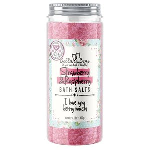 Strawberry and Raspberry Bath Salts