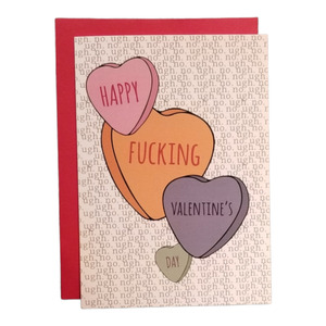 Valentine's Greeting Card | Happy Fucking Valentine's Day