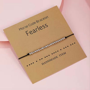 Bracelet | Morse Code | Fearless