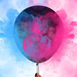 Gender Reveal Balloon | He or She Pop To See