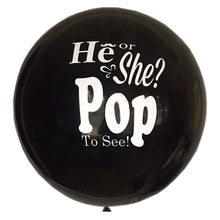 Load image into Gallery viewer, Gender Reveal Balloon | He or She Pop To See
