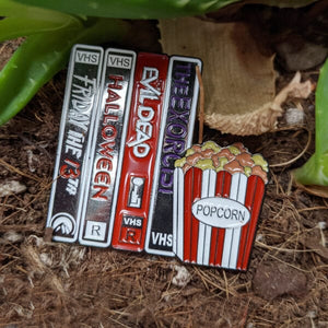 Enamel Pin | Horror Movie Cassettes