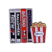 Load image into Gallery viewer, Enamel Pin | Horror Movie Cassettes
